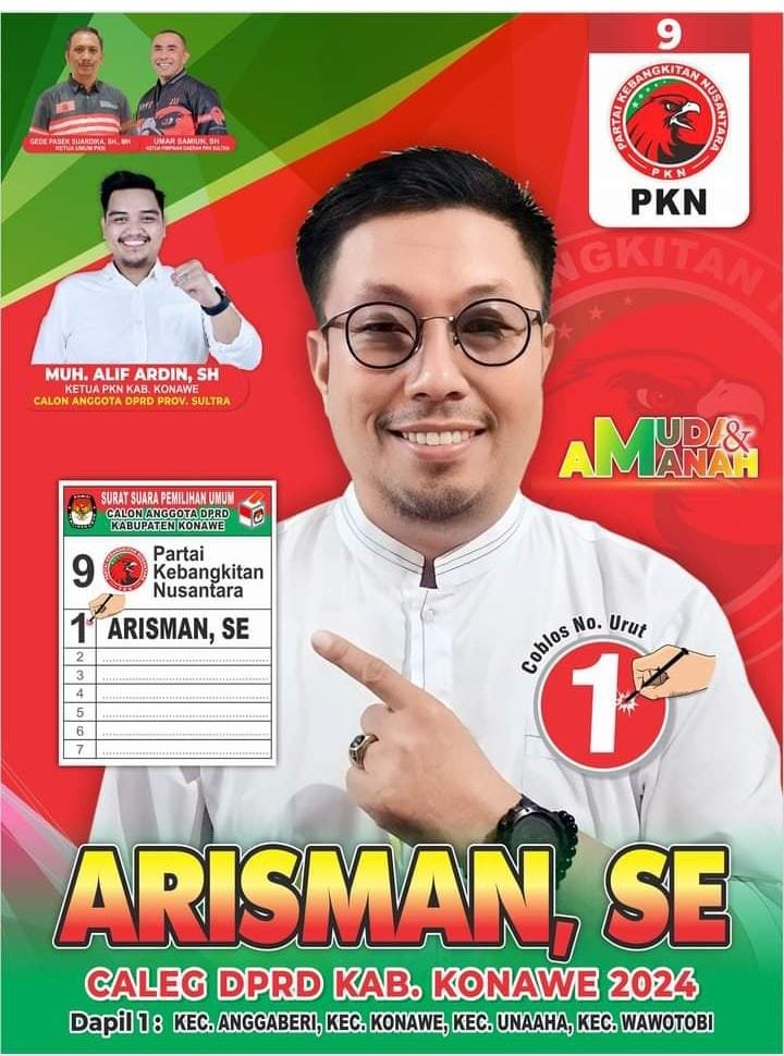 Persiapan Matang Arisman Siap Bertarung Di Pilcaleg Konawe