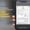 Kurangi Risiko Pemalsuan dan Sengketa, Sertifikat Elektronik Dimulai Pemerintah