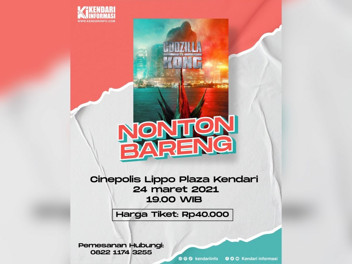 Godzilla Vs Kong Tayang Perdana di Kendari Besok, Beli Tiketnya di Sini Aja Biar Enggak Ngantre Godzilla Vs Kong Tayang Perdana di Kendari Besok, Beli Tiketnya di Sini Aja Biar Enggak Ngantre