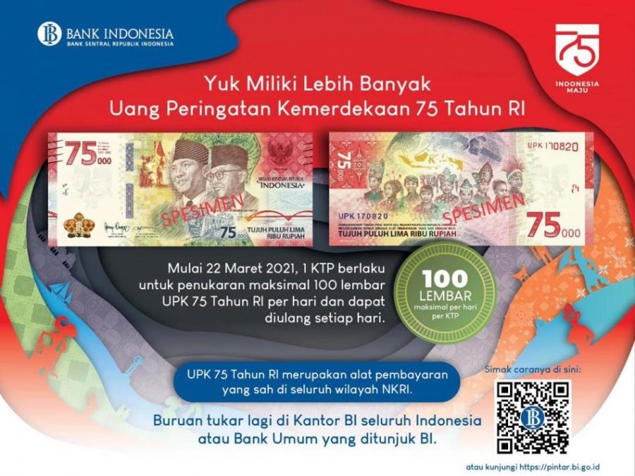 Kini Bisa Ditukar Banyak, Uang Rp75 Ribu Bisa Dipakai untuk Transaksi Kini Bisa Ditukar Banyak, Uang Rp75 Ribu Bisa Dipakai untuk Transaksi