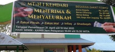 Baznas Kendari Tunjuk MTsN 1 Kendari Jadi UPZ Baznas Kendari Tunjuk MTsN 1 Kendari Jadi UPZ