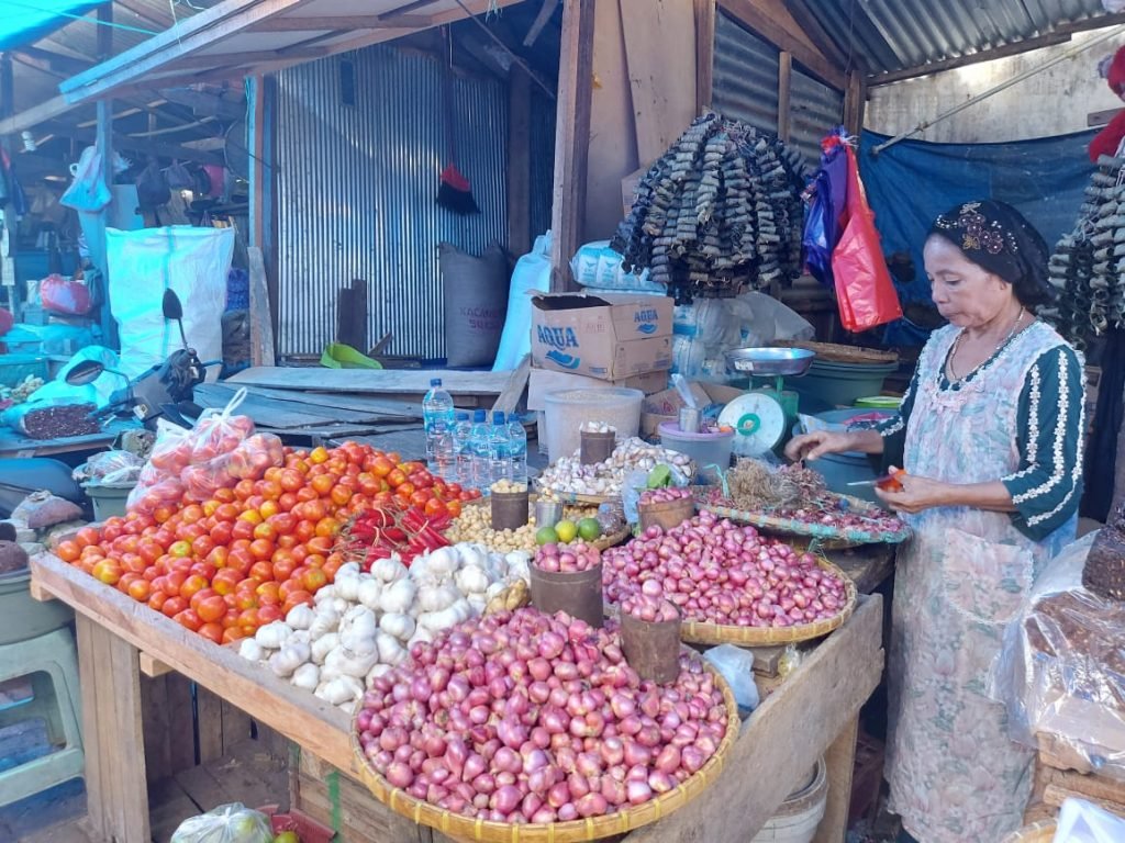 Pedagang bahan pangan.