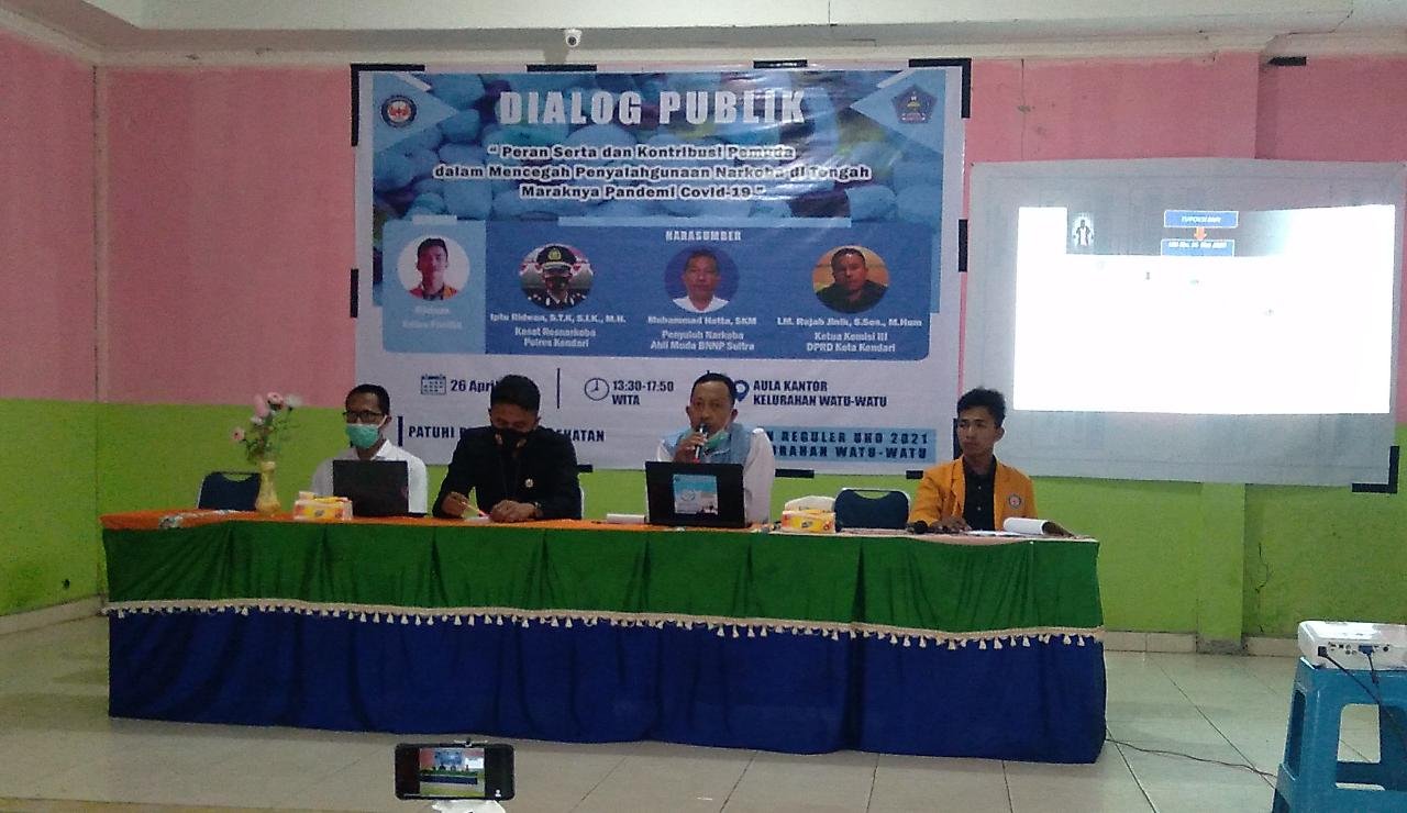 Mahasiswa KKN Reguler UHO 2021 Gelar Dialog Publik Bahas Dampak Penyalahgunaan Narkoba Mahasiswa KKN Reguler UHO 2021 Gelar Dialog Publik Bahas Dampak Penyalahgunaan Narkoba