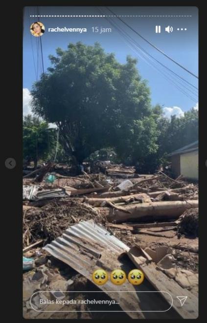 Keadaan pascabanjir NTT.