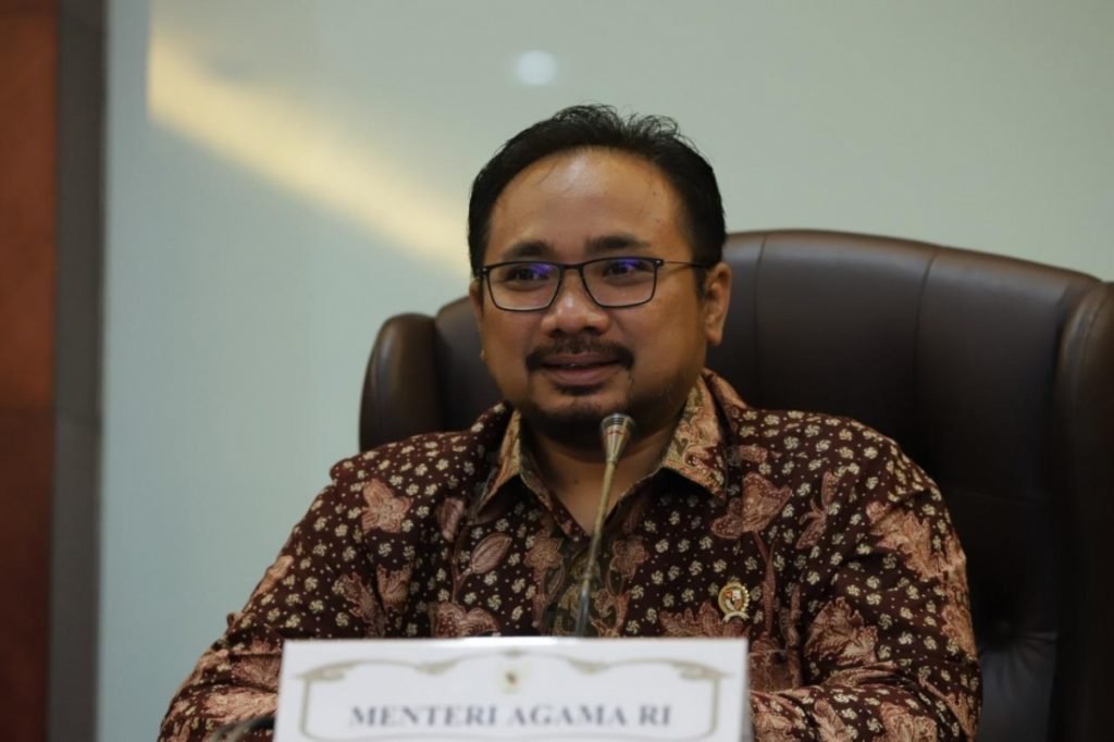 Menteri AgMenteri Agama (Menag) Republik Indonesia (RI), Yaqut Cholil Qoumas. ama (Menag) Republik Indonesia (RI), Yaqut Cholil Qoumas.