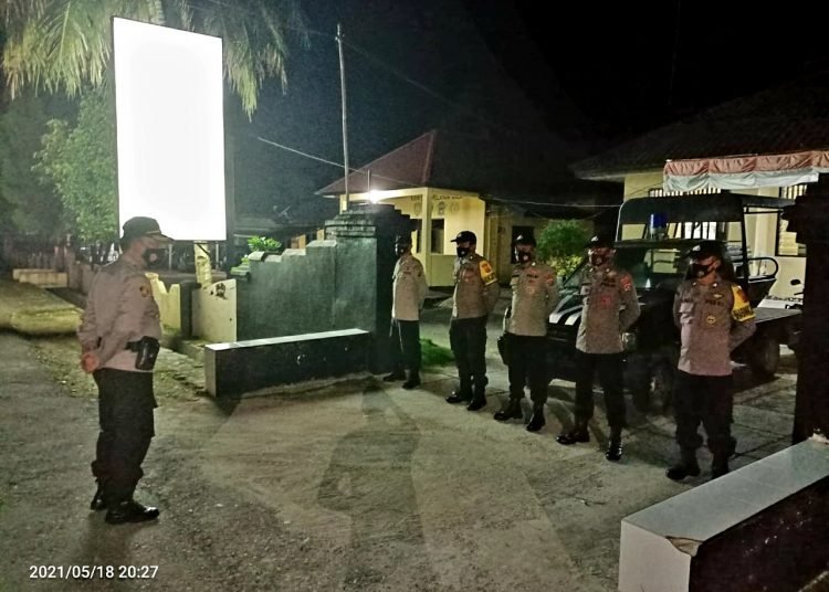 Personel Polsek Kulisusu sedang bersiap melaksanakan patroli. Foto: Polsek Kulisusu.