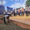 Peletakan Batu Pertama oleh Kapolda Sultra, Gedung Dalmas dan BPKB Siap Dibangun