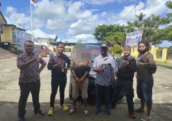 Penangkapan AL, pelaku pencabulan terhadap anak tiri di Buton Utara (Butur) oleh Polres Butur.