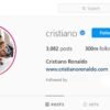 Rekor! Ronaldo Jadi Manusia Pertama dengan 300 Juta Followers IG