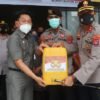 Polres Butur Sedekah 1,2 Ton Disinfektan ke Pemkab Butur