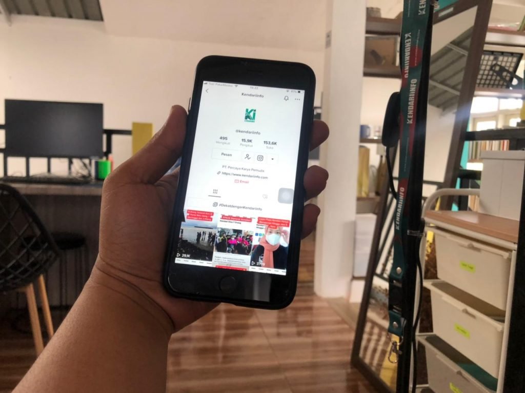 Akun TikTok Kendariinfo.