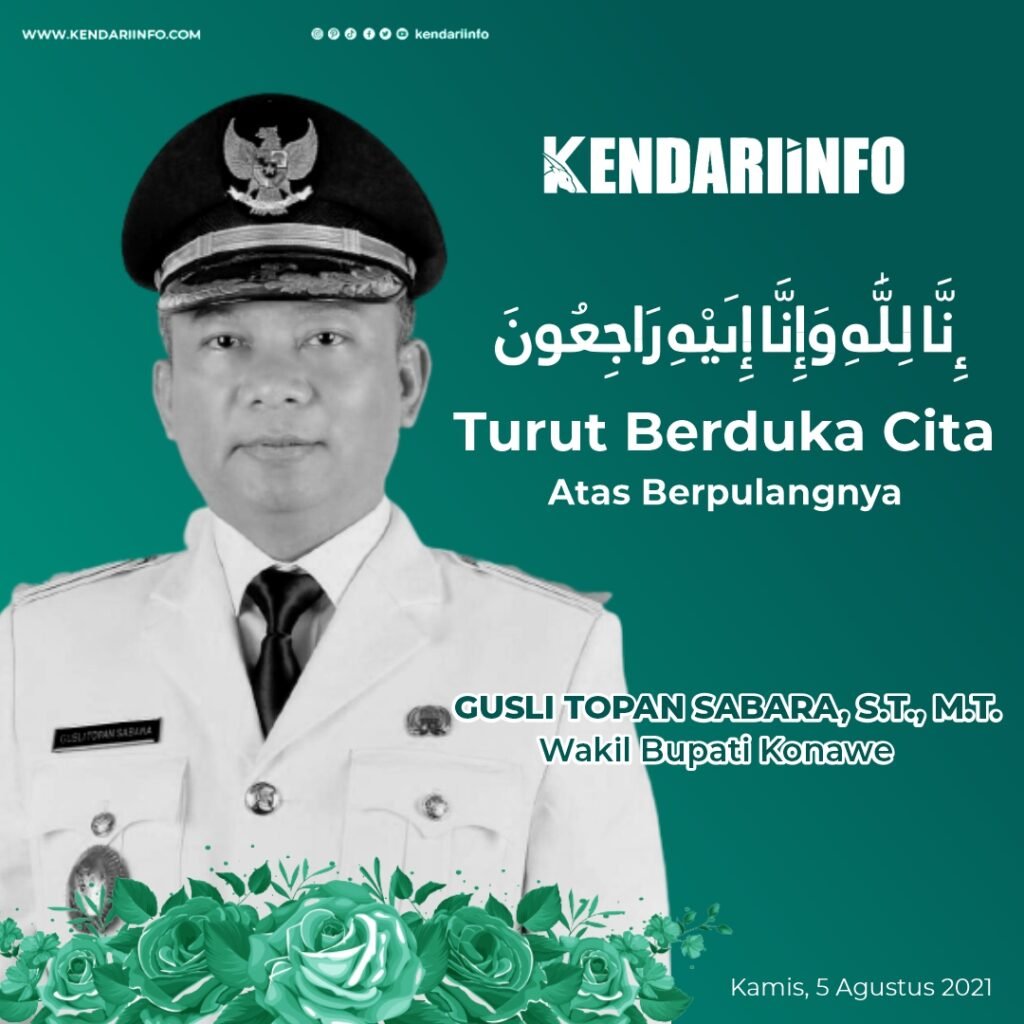 Poster Wakil Bupati Konawe, Gusli Topan Sabara.