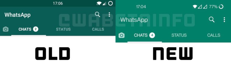 Tampilan navigation bar WhatsApp saat mode terang. Foto: WABetaInfo.