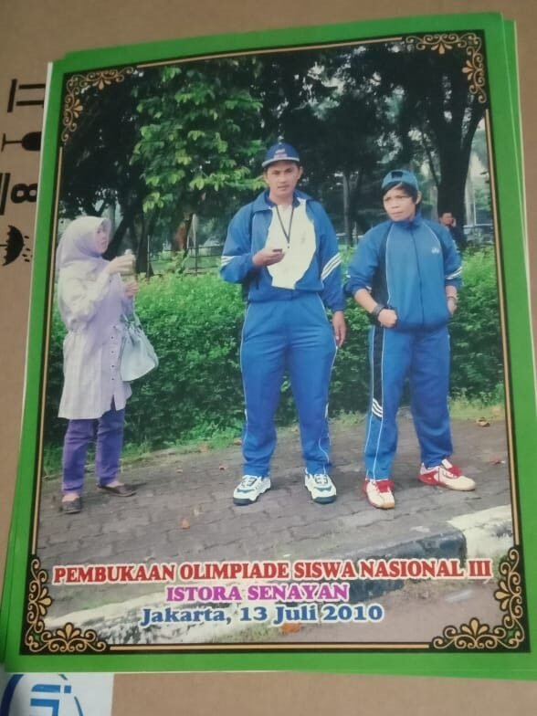 Apriyani Rahayu saat mengikuti O2SN di Jakarta. Foto: Dok. Pribadi.