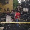 Rumah Dinas Lama di Baubau Ludes Terbakar