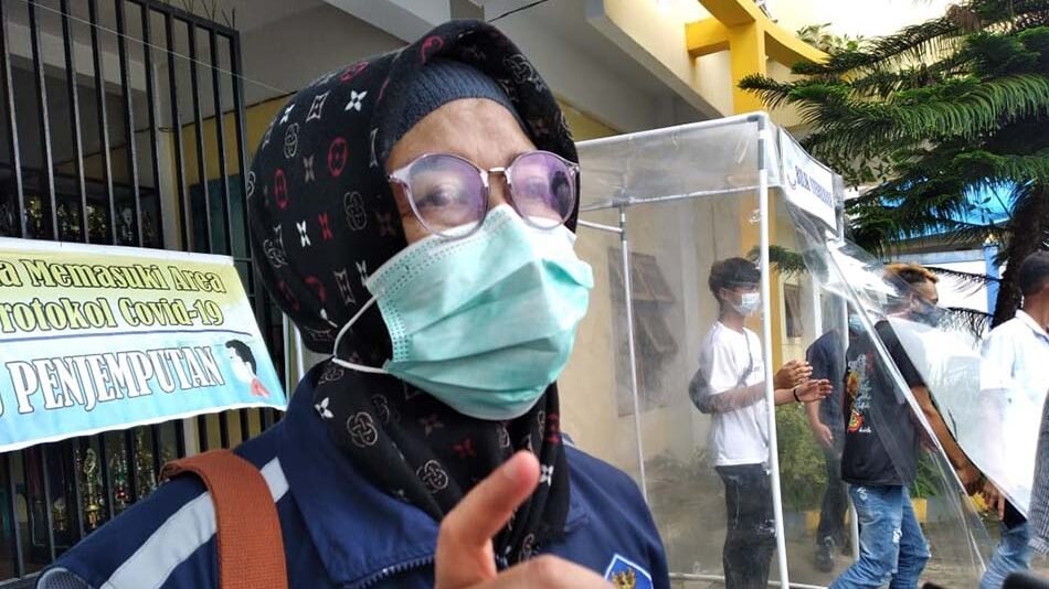 Kepala Dinas Kesehatan (Dinkes) Kota Kendari, Rahminingrum.