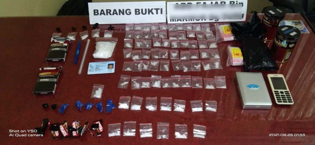 Barang bukti saat diamankan di Mako Ditresnarkoba Polda Sultra. Foto: Istimewa.