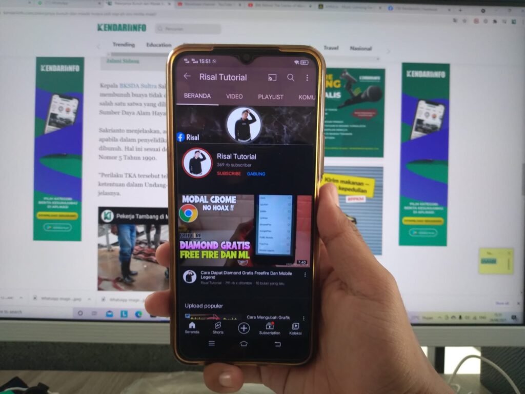 Channel YouTube Risal Tutorial.