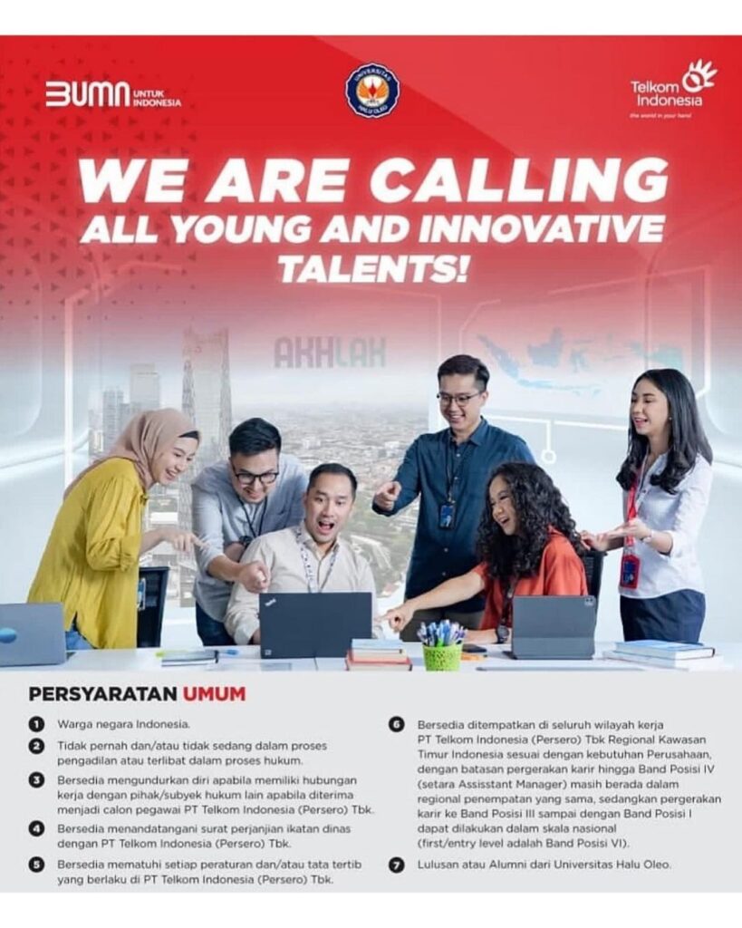 Pamflet loker PT Telkom Indonesia (Persero) Tbk. 