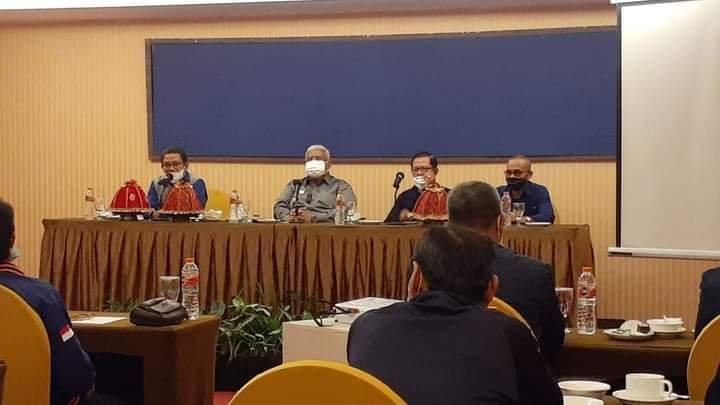 Gubernur Ali Mazi memimpin Rapat Koordinasi Wilayah (Rakorwil) Partai NasDem Sultra.