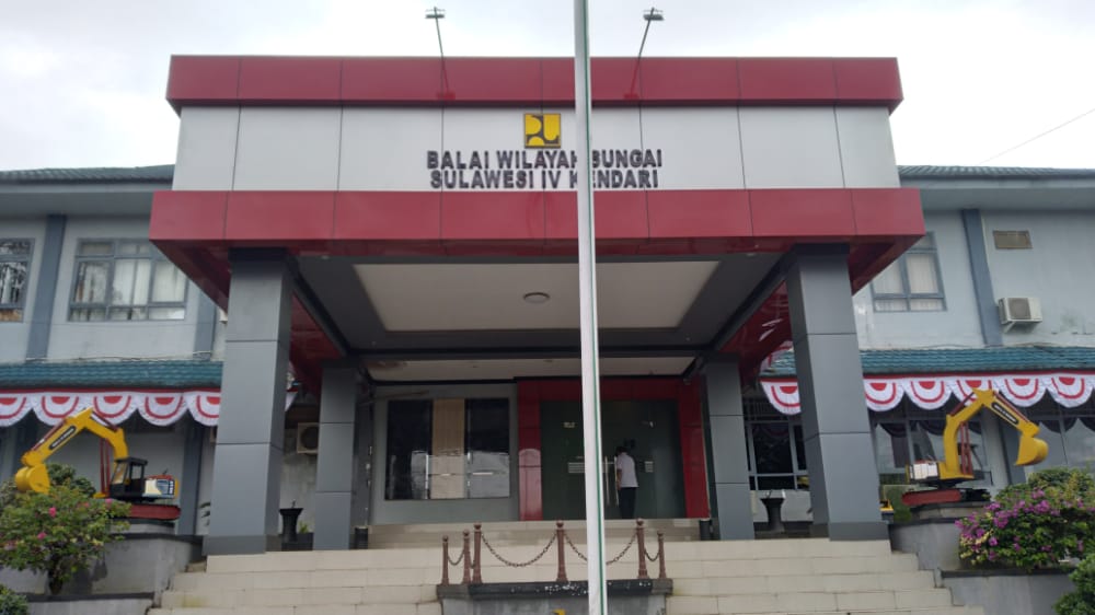 Kantor Balai Wilayah Sungai IV Kendari.
