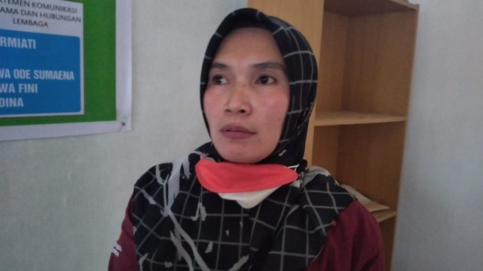 Ketua Umum Koperasi Jasa PKH, Eva Asniaty. 