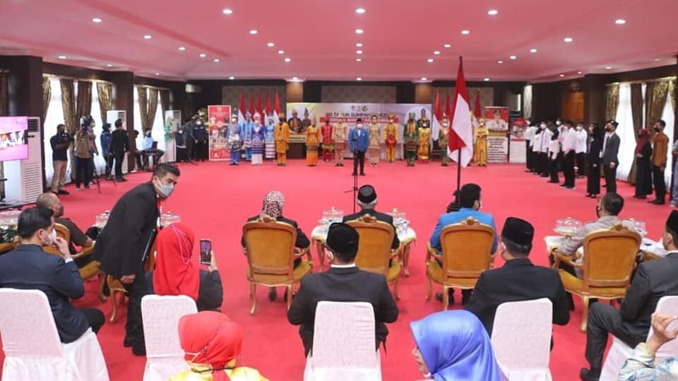 Peringatan Hari Sumpah Pemuda sekaligus pelepasan empat delegasi Sultra ke luar negeri. 