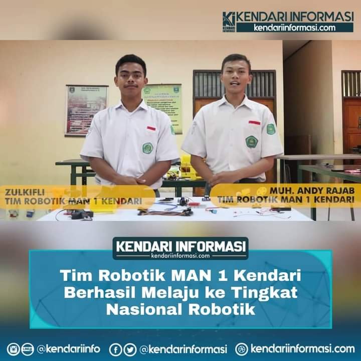 Tim Robotik MAN 1 Kendari 2019.