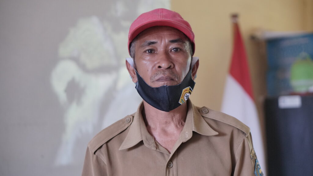 Kepala SD Negeri 77 Kendari, Basir. Foto: Wira Muhammad Rafli/Kendariinfo. (5/10/2021).