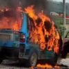 Video: Pete-Pete di Kendari Terbakar saat Antre BBM