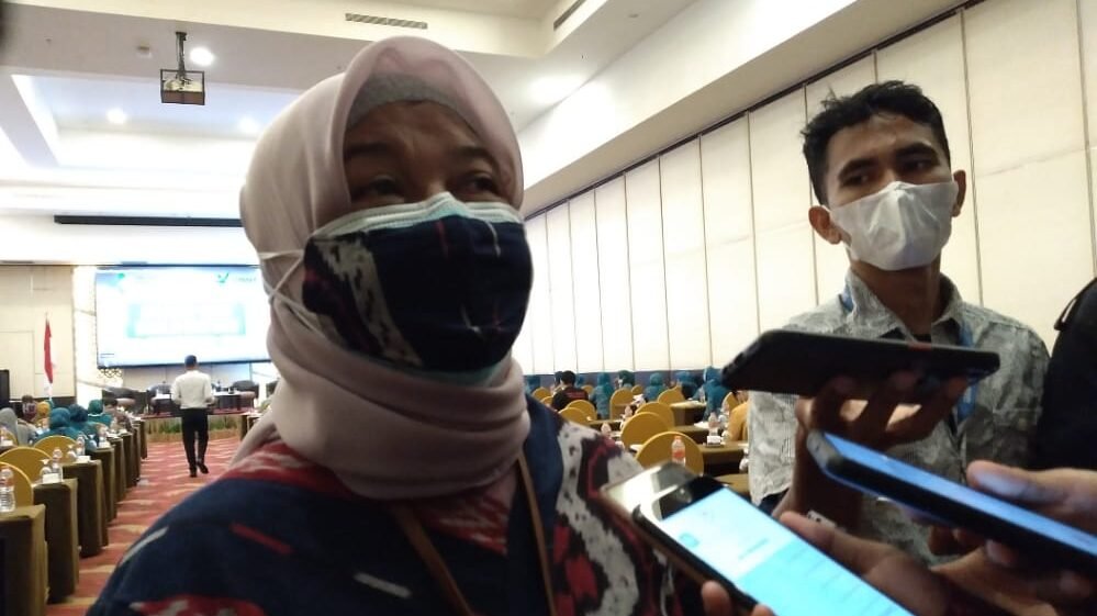 Kepala Dinas Kesehatan (Dinkes) Kota Kendari, Rahminingrum. 