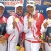 4 Pedayung Putri Sultra Borong Emas di PON XX Papua