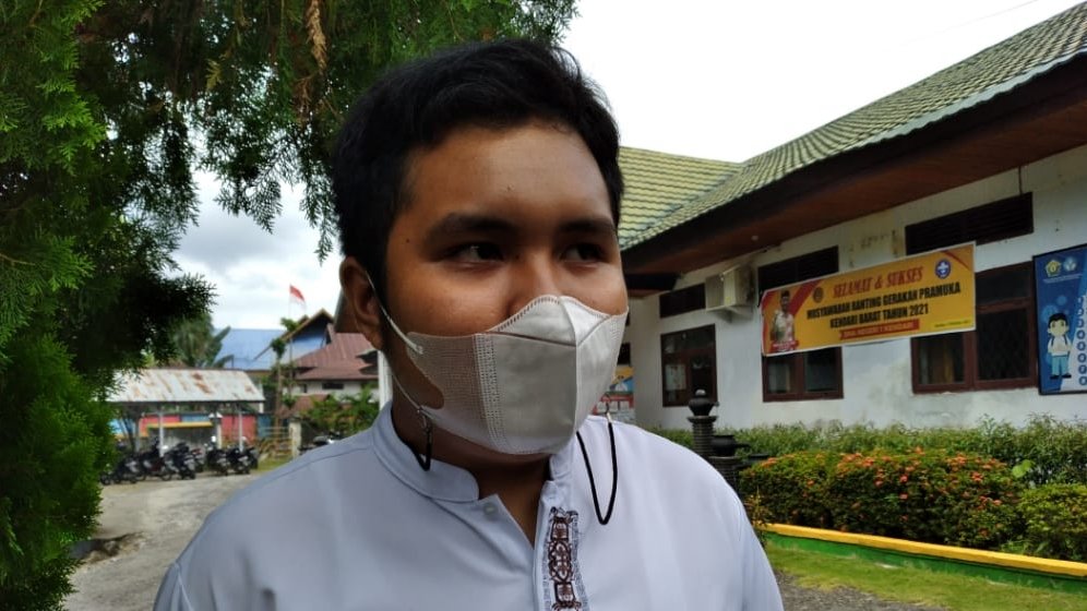 Ketua Kelompok Cerdas Cermat Bea Cukai dari SMAN 1 Kendari, Muhammad Faturrahman.