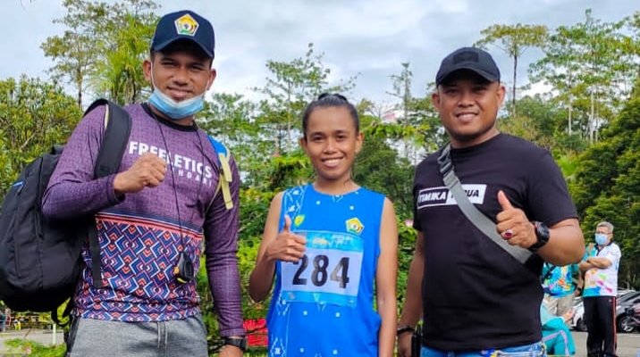 Atlet cabang olahraga (cabor) atletik Sulawesi Tenggara (Sultra), Salfia.