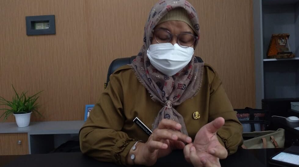 Kepala Dinas Kesehatan (Dinkes) Kota Kendari, Rahminingrum.