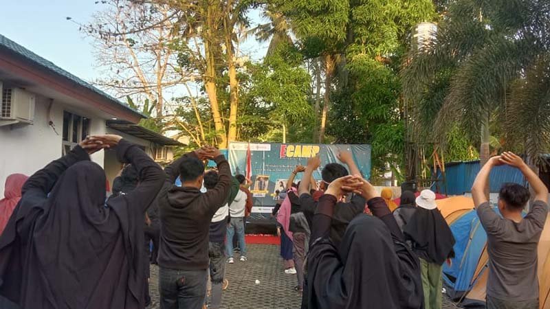 Ecamp YES Sultra. Foto: Wira Muhammad Rafli/Kendariinfo. (29/10/2021).
