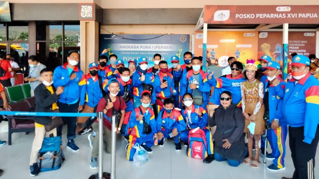 Kontingen Sultra untuk Peparnas XVI Papua 2021.