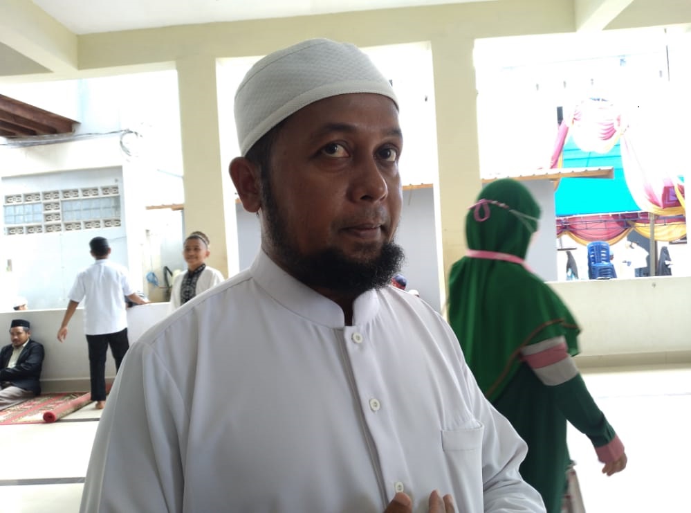 Pimpinan Pondok Pesantren Hafalan Qur'an Al-Askar Kendari, Laenre Manna. Foto: Yusrin Ramadhan/Kendariinfo. (5/11/2021).