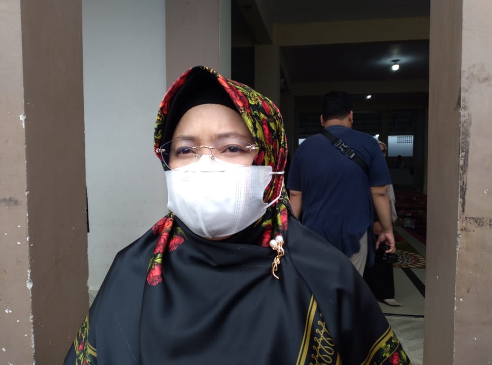 Ketua TP-PKK Kota Kendari, Sri Lestari Sulkarnain. Foto: Yusrin Ramadhan/Kendariinfo. (5/11/2021).