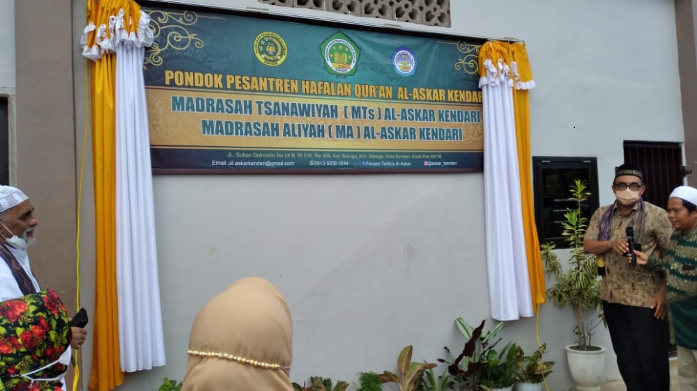 Peresmian MTs dan MA Pondok Pesantren Hafalan Qur'an Al-Askar Kendari. Foto: Yusrin Ramadhan/Kendariinfo. (5/11/2021).