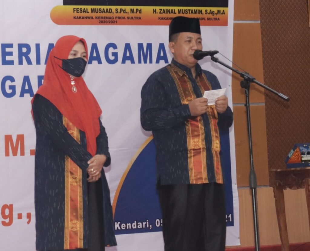 Kakanwil Kemenag Sultra, Zainal Mustamin. Foto: Istimewa.