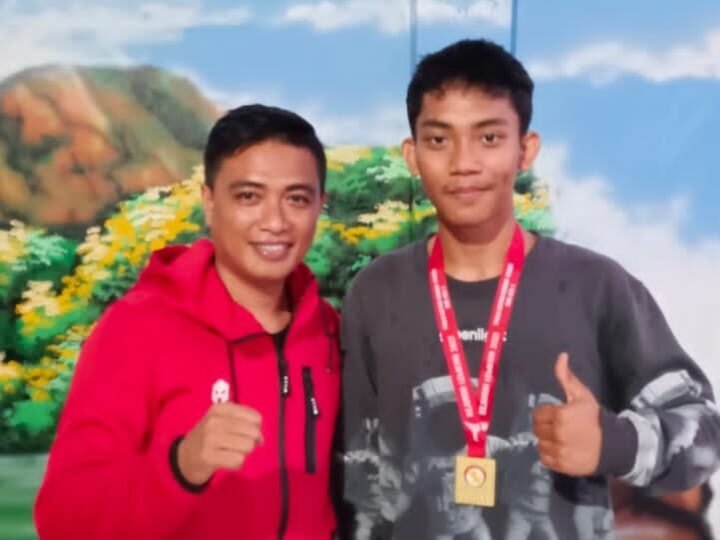 Atlet Karate peraih medali emas, Muh. Rezha Kulasse. Foto: Istimewa.