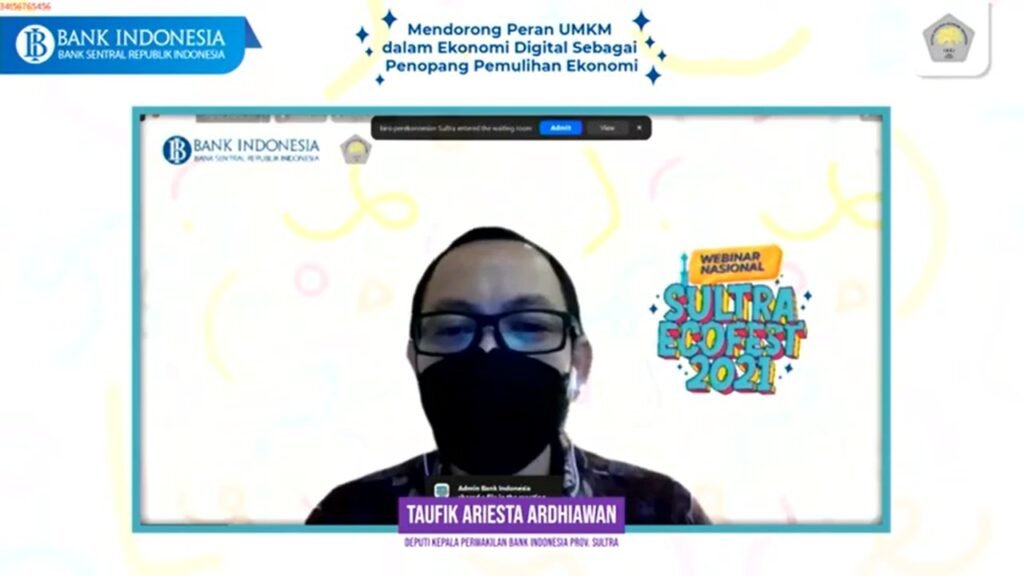 Deputi Kepala Perwakilan BI Sultra, Taufik Ariesta Ardhiawan.