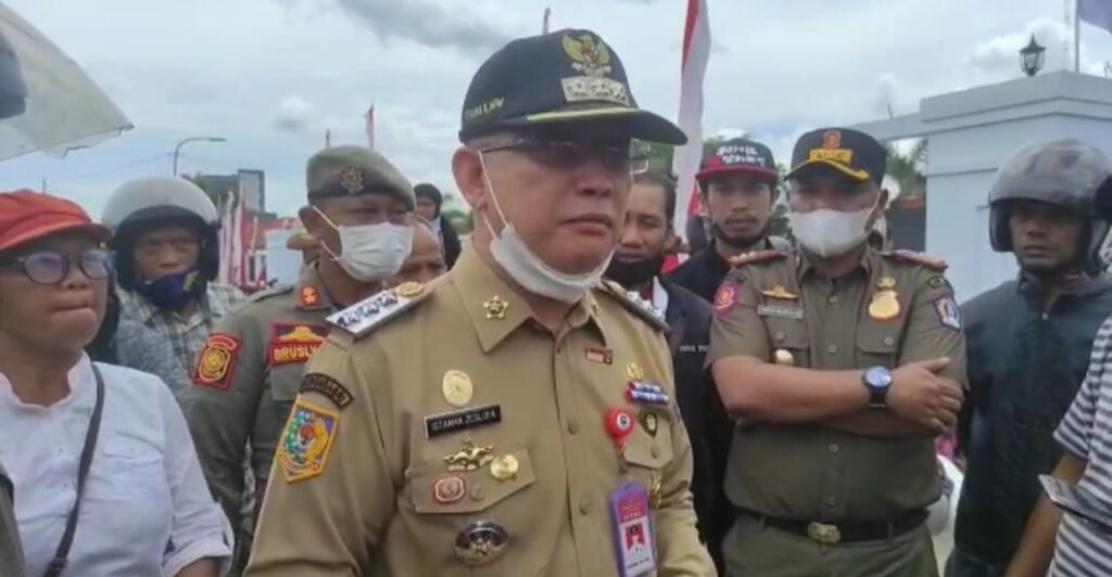 Camat Abeli, Istaman Zeslofa. Foto: Yusrin Ramadhan/Kendariinfo. (30/11/2021).