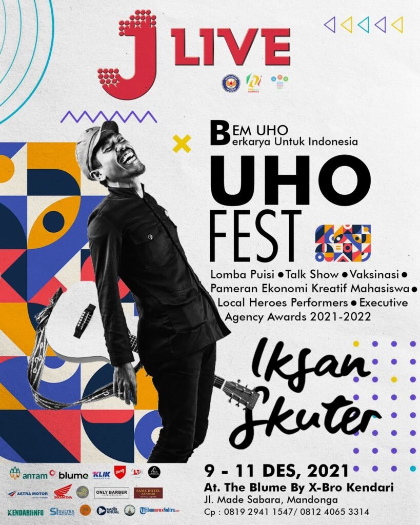 11 Desember, Iksan Skuter Akan Tampil di UHO Fest 2021