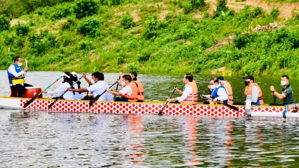 Presiden Jokowi resmikan Bendungan Ladongi di Kolaka Timur, Sultra.