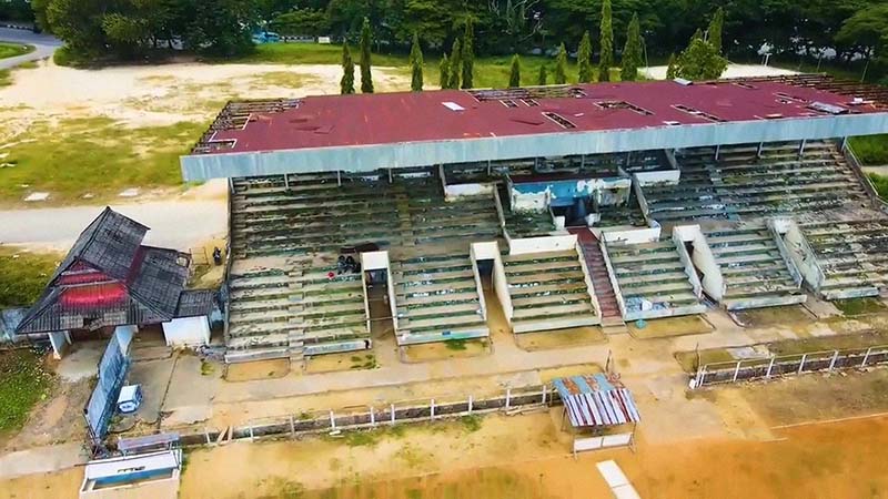 Stadion Lakidende Kendari. Foto: Agung Dwi Prakoso. (13/8/2021).