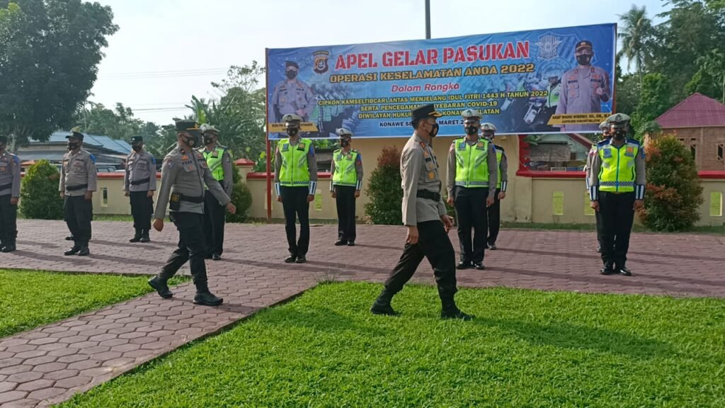 Apel Gelar Pasukan Polres Konawe Selatan