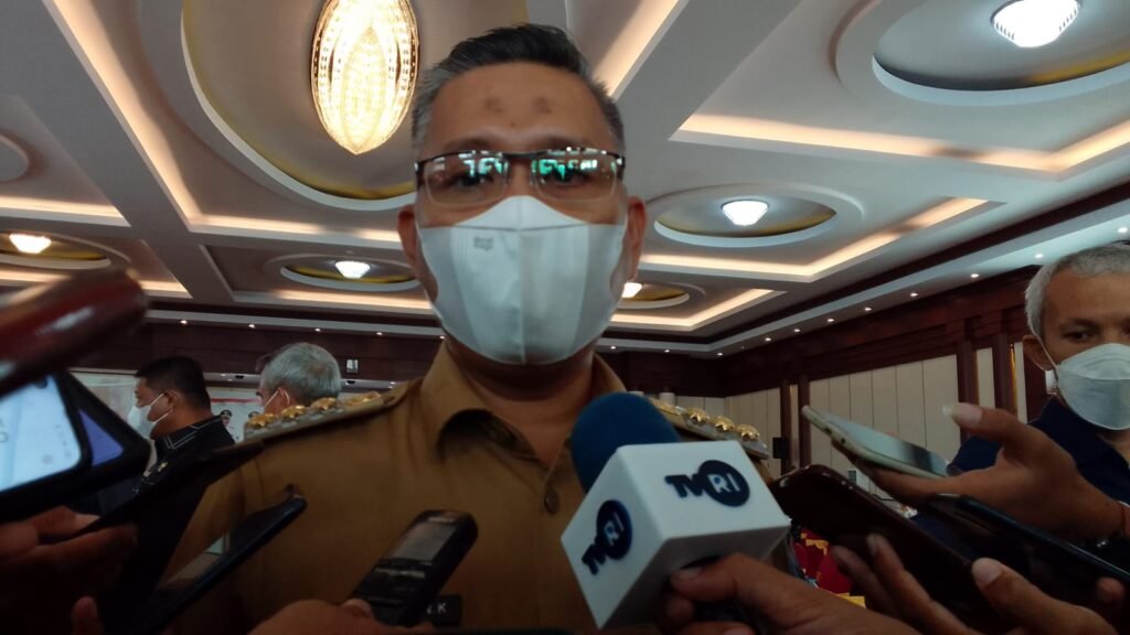 Wali Kota Kendari, Sulkarnain Kadir saat hadir di acara Musrembang RKPD Tingkat Kota Kendari.