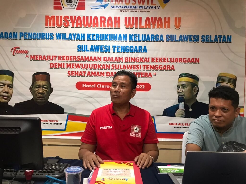 Ketua Panitia Muswil ke-V KKSS Wilayah Sultra, Muhammad Ali.